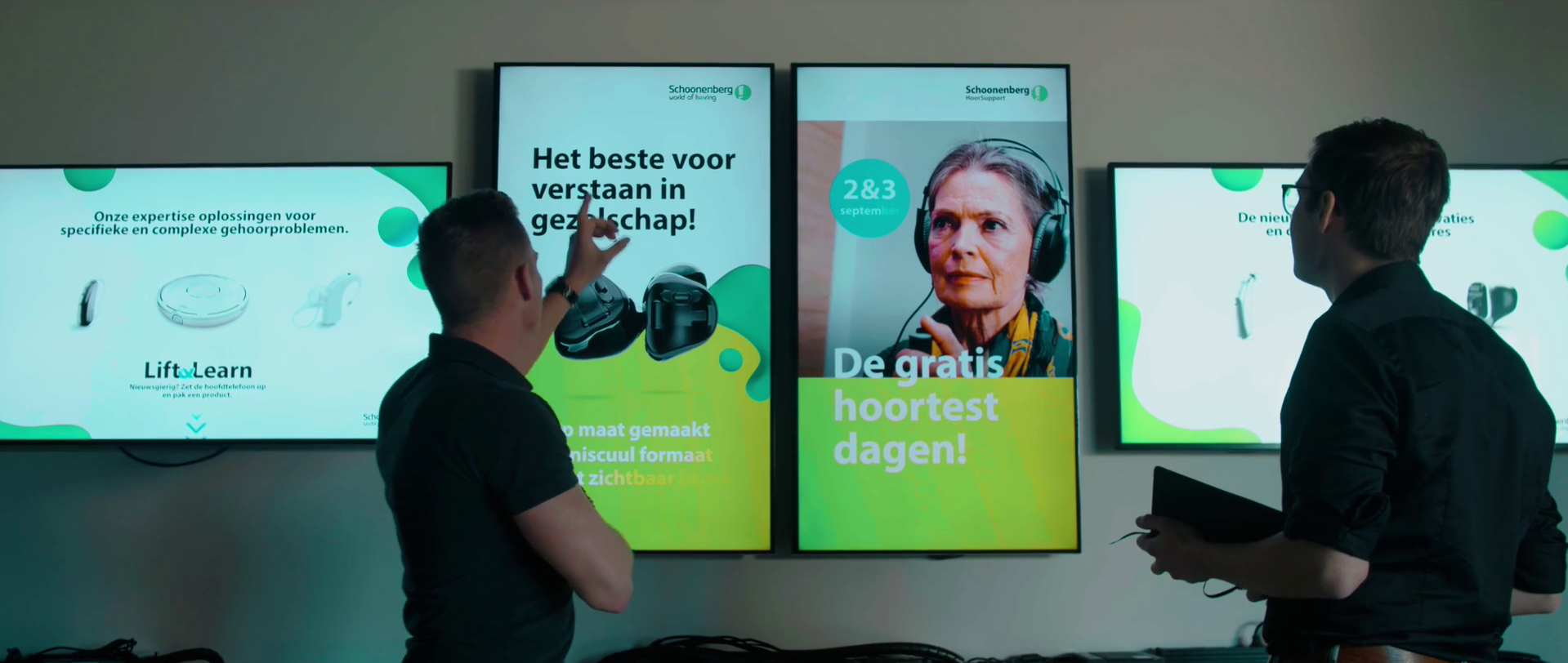 Content- en campagnemanagement digital signage
